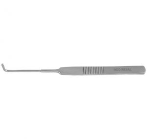 Helveston scleral ruler, vaulted, 5.0mm increment notches